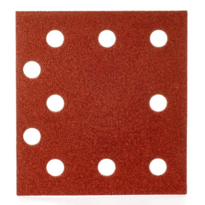 Папір шліфувальний MILWAUKEE, 115x107мм HL, зерно 240, (10шт)