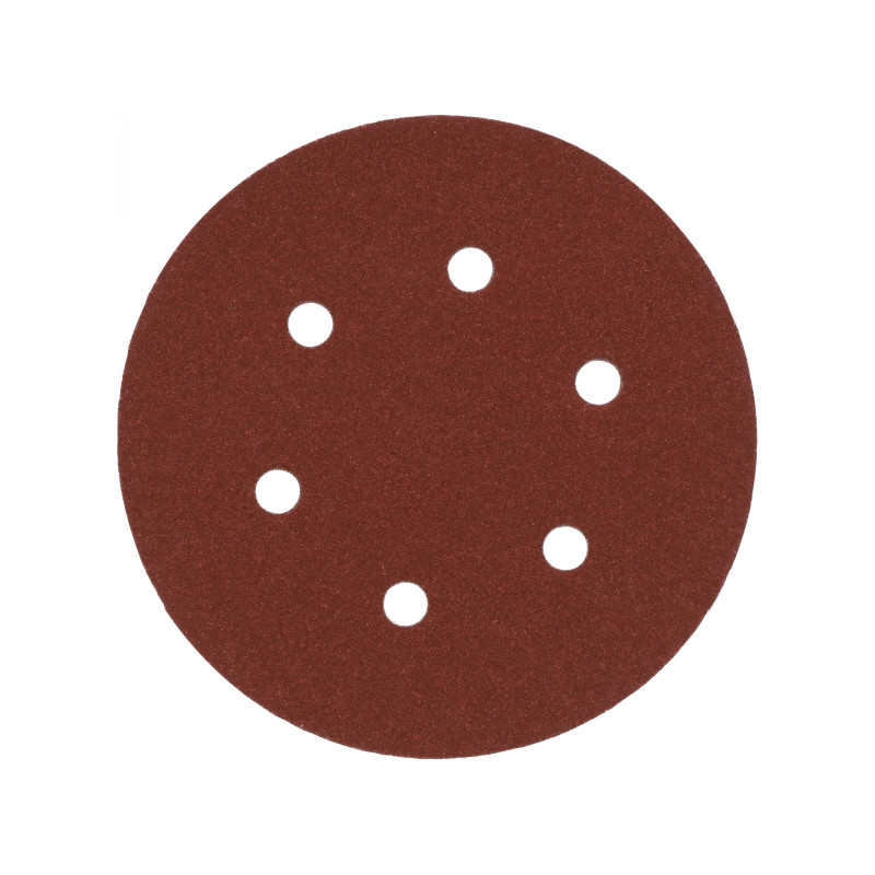Папір шліфувальний MILWAUKEE діаметр 150мм//6 HL, зерно 240, (50шт)