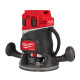 Фрезер акумулятрний кромкувальний MILWAUKEE, M18 FR12KIT-0P (цанги 8мм і 12мм, бічний упор, опорна плита, гайковий ключ, труба д