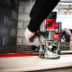 Фрезер акумулятрний кромкувальний MILWAUKEE, M18 FR12KIT-0P (цанги 8мм і 12мм, бічний упор, опорна плита, гайковий ключ, труба д