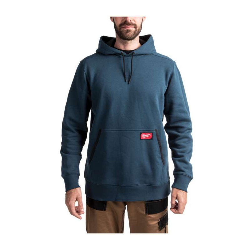Толстовка MILWAUKEE, WH MW BLU M, з капюшоном, синя, розмір M