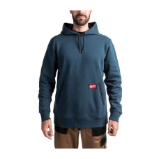 Толстовка MILWAUKEE, WH MW BLU XXL, з капюшоном, синя, розмір XXL