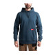 Толстовка MILWAUKEE, WH MW BLU XXL, з капюшоном, синя, розмір XXL