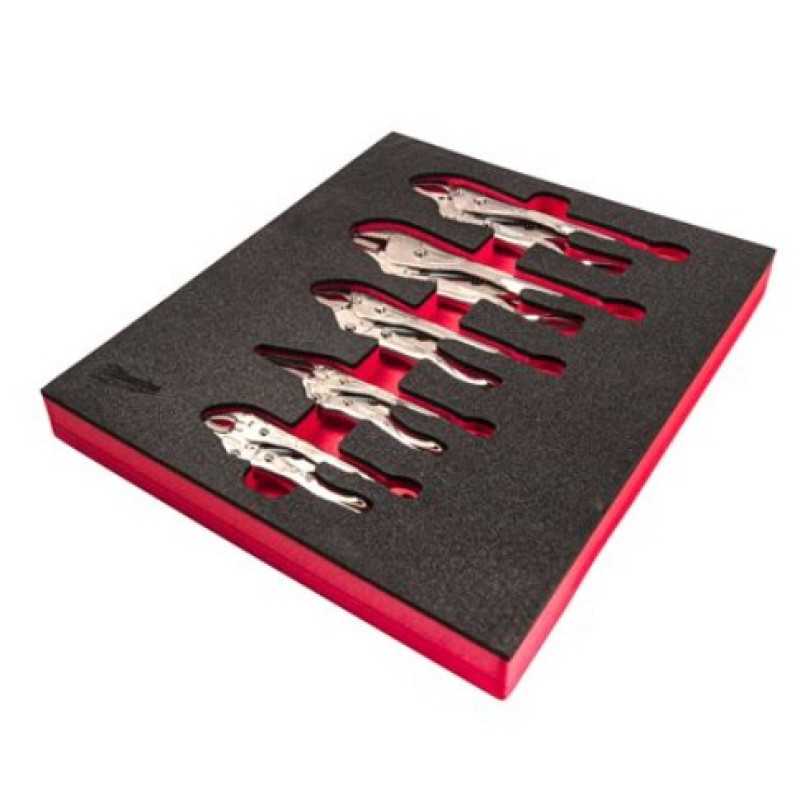 Ложемент з затискачами MILWAUKEE, (5шт) (45х357х417мм) для візків