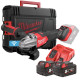 Шліфмашина кутова акумуляторна MILWAUKEE, M18 FSAGSVO125X-502X, 1200 Вт діаметр 125мм (+зар.пр., 2ак.Х5Аг, HD кейс)