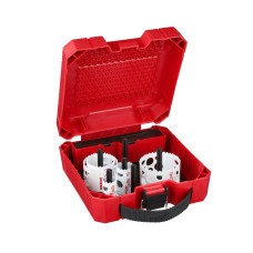 Набір коронок Bi-Metal HOLE DOZER MILWAUKEE, (діаметри 25/32/40/ 54/68/76мм) (10шт), пластиковий кейс