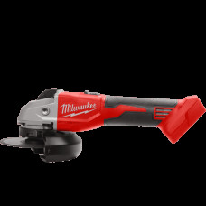 Шліфмашина кутова акумуляторна безщіткова MILWAUKEE, M18 BLSAG125X-0, діаметр 125мм (каркас бічна рукоять, захисний кожух, ключ,