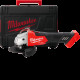 Шліфмашина кутова - болгарка акумуляторна безщіткова MILWAUKEE, M18 FSAG125X-0X, діаметр 125мм (каркас, антивібраційна бокова ру