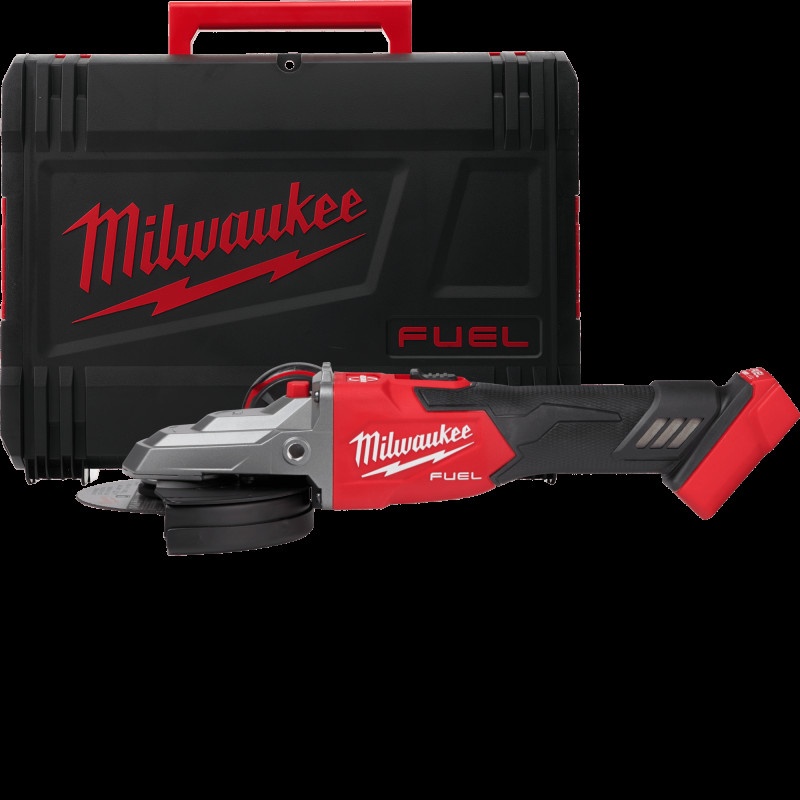 Шліфмашина кутова - болгарка акумуляторна MILWAUKEE M18FSAGF125XB-0X, діаметр 125мм (антивібраційна бокова рукоятка, захисний ко