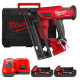 Пістолет цвяхозабивний акумуляторний безщітковий MILWAUKEE, M18 FN16GA-202X (зарядний пристрій M12-18 FC, 2 акумулятори М18 В2 2