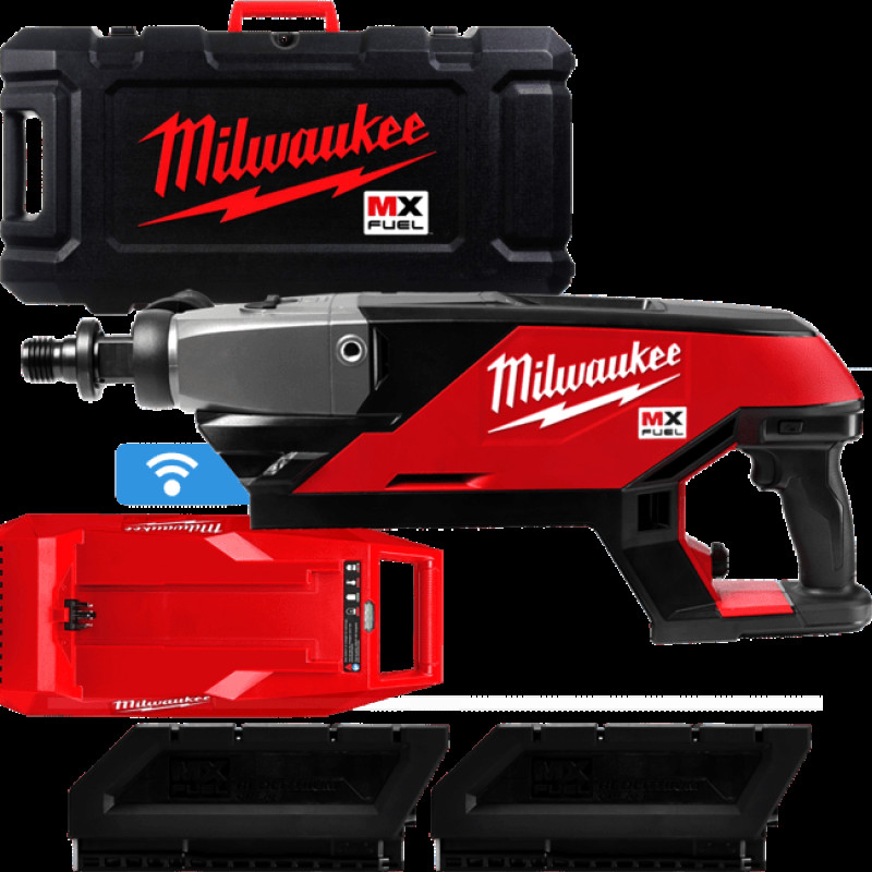 Установка алмазного свердління акумуляторна MILWAUKEE MXF DCD150-302CKIT (зарядний пристрій MXF C, 2 акумулятори MXF CP203 3Аг,