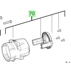 Корпус редуктора /Milwaukee M18 FMTIW2P12