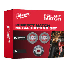 Набір абразивних дисків PRO+ 125 х 1 мм + гайка Fixtec, MILWAUKEE