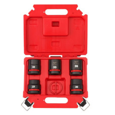 Набір головок ударних ShW 3/4" SKT MILWAUKEE, (27/30/32/33/36мм) (5шт), пластиковий кейс