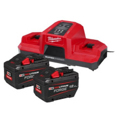 Енергокомплект Li-Ion MILWAUKEE. M18 FORGENRG-122DBSC (зарядний пристрій M18 DBSC, 2 акумулятори М18 FB12 12Аг, картонне пакуван