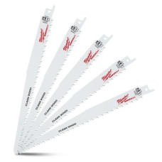 Полотно для шабельних пил MILWAUKEE, 230мх4,2мм, (5шт), (деревина, пластик) (заміна на 48475016)