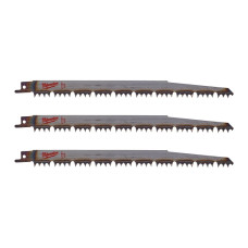 Полотно для шабельних пил MILWAUKEE, 240х5,5/6 мм, (3шт), (деревина, пластик)