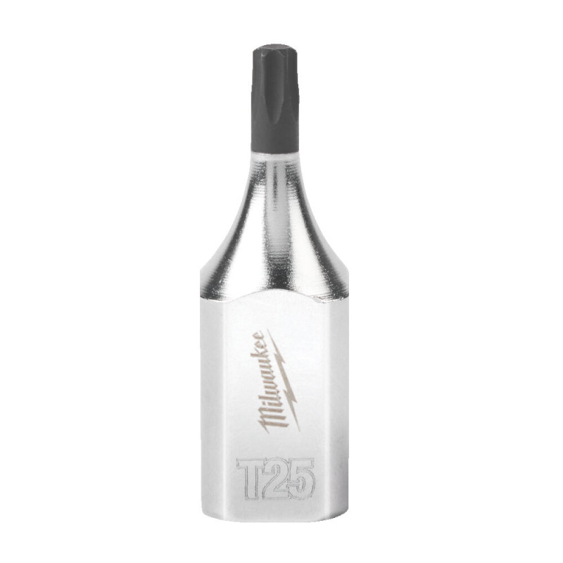 Головка торцева хромована 3/8'' MILWAUKEE з бітою TORX, TX25