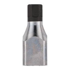 Головка торцева хромована 1/2'' MILWAUKEE з бітою Hex, 12мм