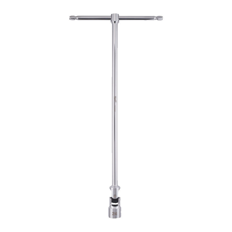 Ключ хромований з Т-образною ручкою та шарниром MILWAUKEE, Hex 24мм