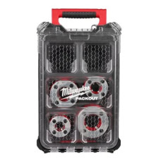 Набір головок для нарізання різблення PACKOUT MILWAUKEE FPT114HK BSPT Alloy, (для FPT114) (4шт)