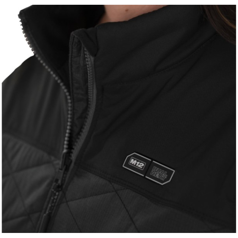 Куртка з електропідігрівом акумуляторна жіноча MILWAUKEE, M12 HJP LADIES-0 (XL), чорна