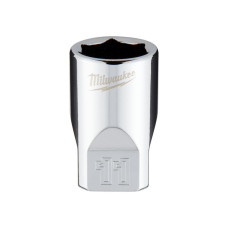 Головка торцева хромована 1/4'' 6гр. MILWAUKEE, 11мм