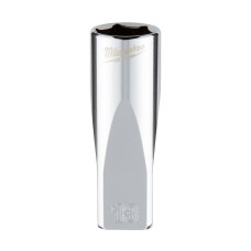 Головка торцева хромована 1/4'' 6гр. MILWAUKEE, подовжена, 13мм