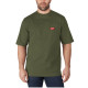 Футболка MILWAUKEE WTSSGN-S, з карманом та коротким рукавом, зелена, (розмір S)