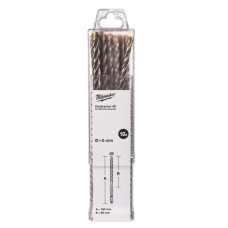 Бур SDS-PLUS 4C Contractor MILWAUKEE, діаметр 6х160х90мм, (10шт)