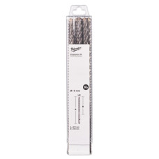 Бур SDS-PLUS 4C Contractor MILWAUKEE, діаметр 8х210х140мм, (10шт)