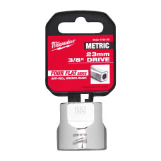 Головка торцева хромована 3/8'' 6гр. MILWAUKEE, 23мм