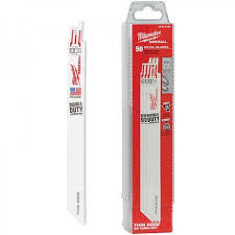 Полотно для шабельних пил THIN KERF MILWAUKEE, 230х1,4мм, (50шт), (метал)