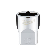Головка торцева хромована 3/8'' 6гр. MILWAUKEE, 16мм