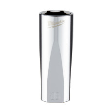 Головка торцева хромована 3/8'' 6гр. MILWAUKEE, подовжена, 18мм