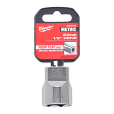 Головка торцева хромована 1/2'' 6гр. MILWAUKEE, 24мм