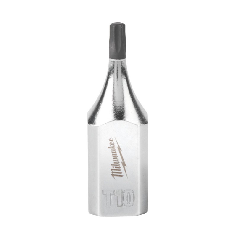 Головка торцева хромована 3/8'' MILWAUKEE з бітою TORX, TX10
