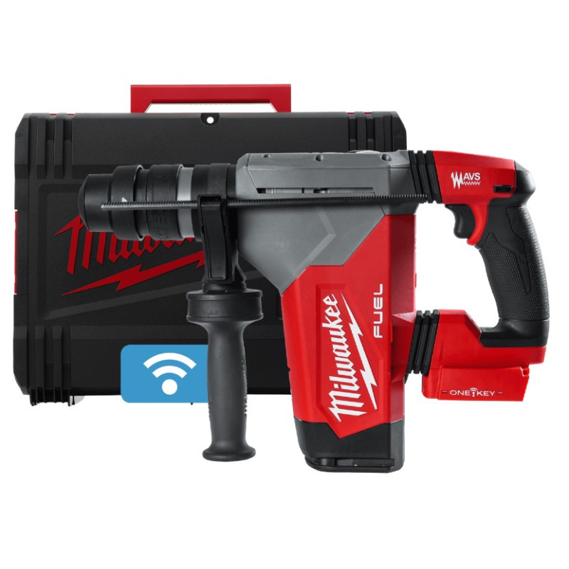 Перфоратор акумуляторний SDS-PLUS MILWAUKEE, M18 ONEFHPX-0X, 5Дж (каркас, патрон FIXTEC 13мм, HDкейс)