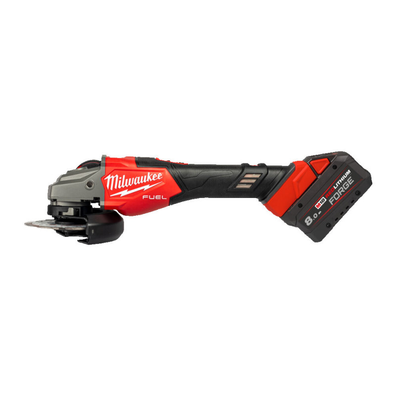 Шліфмашина кутова - болгарка акумуляторна безщіткова MILWAUKEE, M18 FHSAG125XB2-802X, 1800Вт діаметр 125мм (зарядний пристрій M1