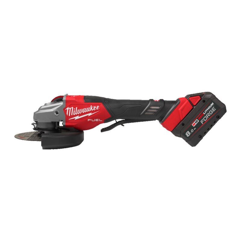 Шліфмашина кутова - болгарка акумуляторна безщіткова MILWAUKEE, M18 FHSAG125XPDB2-802X, діаметр 125мм (зарядний пристрій М12-18