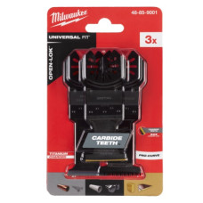 Набір полотен для мультітула Bi-Metal Carbide OPEN-LOK MILWAUKEE WM (3шт)