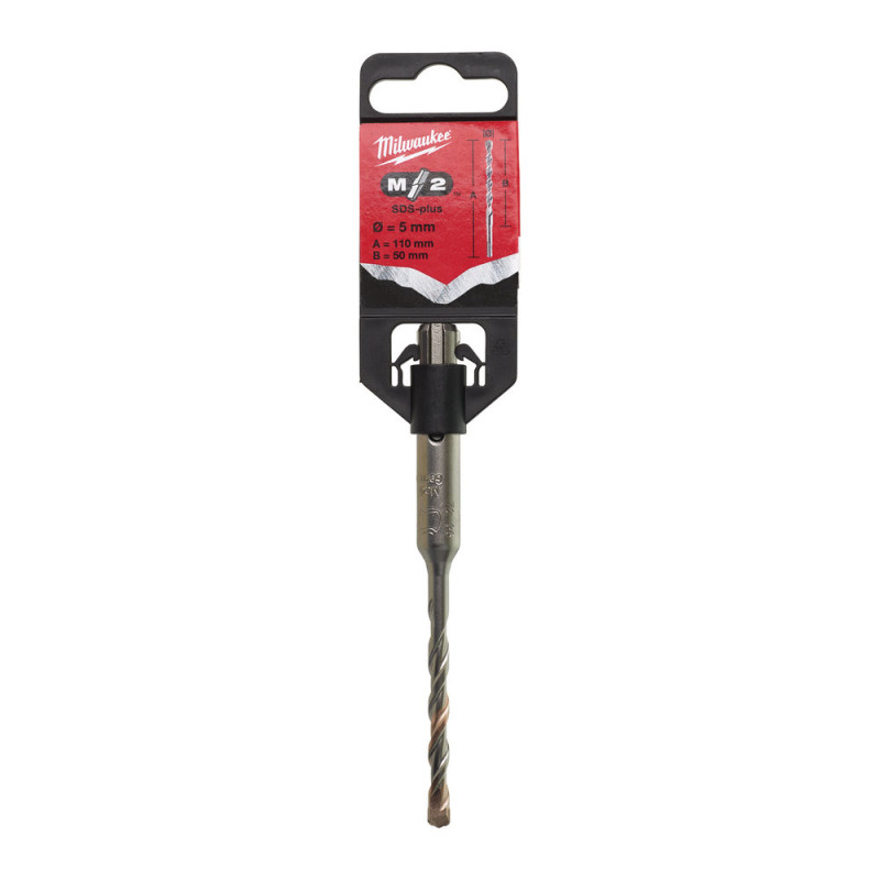 Бур SDS-PLUS M2 MILWAUKEE, діаметр 5,0х110х50мм