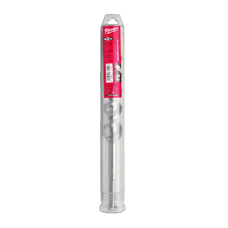Бур SDS-MAX MX4 MILWAUKEE, діаметр 40,0х370х250мм