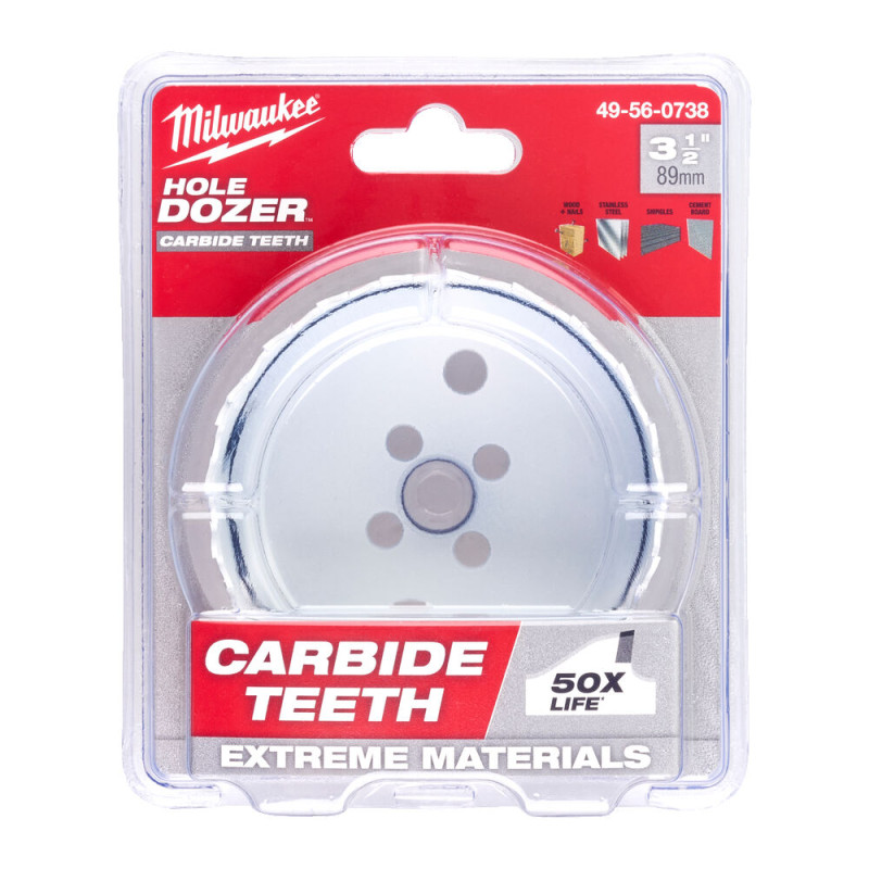 Коронка Bi-Metal Carbide MILWAUKEE, діаметр 86мм