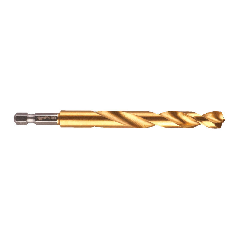 Свердло по металу RedHEX SHOCKWAVE HSS-TiN MILWAUKEE, діаметр 10,0х120х76мм