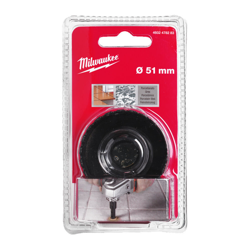 Коронка алмазна Diamond Max MILWAUKEE M14, діаметр 51мм (сухе свердління)