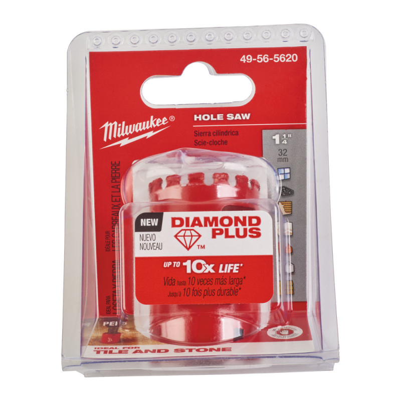 Коронка алмазна Diamond Plus MILWAUKEE, діаметр 32мм (5/8''х18) (свердління з водою) (заміна на 4932500114)