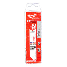 Полотно для шабельних пил THIN KERF MILWAUKEE, 150х1,8мм, (50шт), (метал)