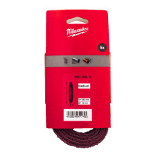 Ремінь флісовий полирувальний MILWAUKEE, 10х330мм, зерно 100-150 (5шт) (для M12 FBFL10)