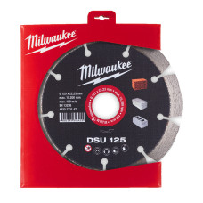 Диск алмазний MILWAUKEE DSU 125, діаметр 125мм (для штроборізів)
